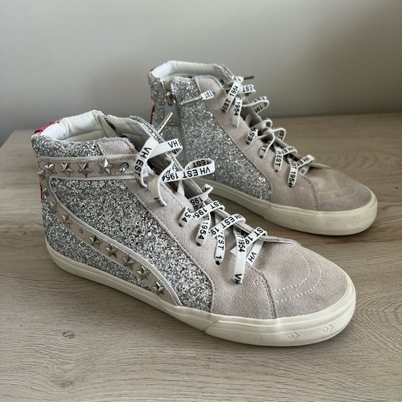 Vintage Havana Ray Sneaker Glitter High Top - Picture 1 of 5